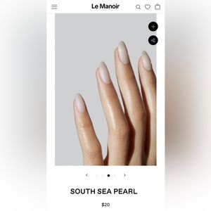 New in Bottle - South Sea Pearl - Gelcare Le Manoir Gel Polish